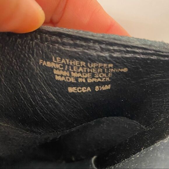 NURTURE black‎ suede becca studded mules - Picture 4 of 10